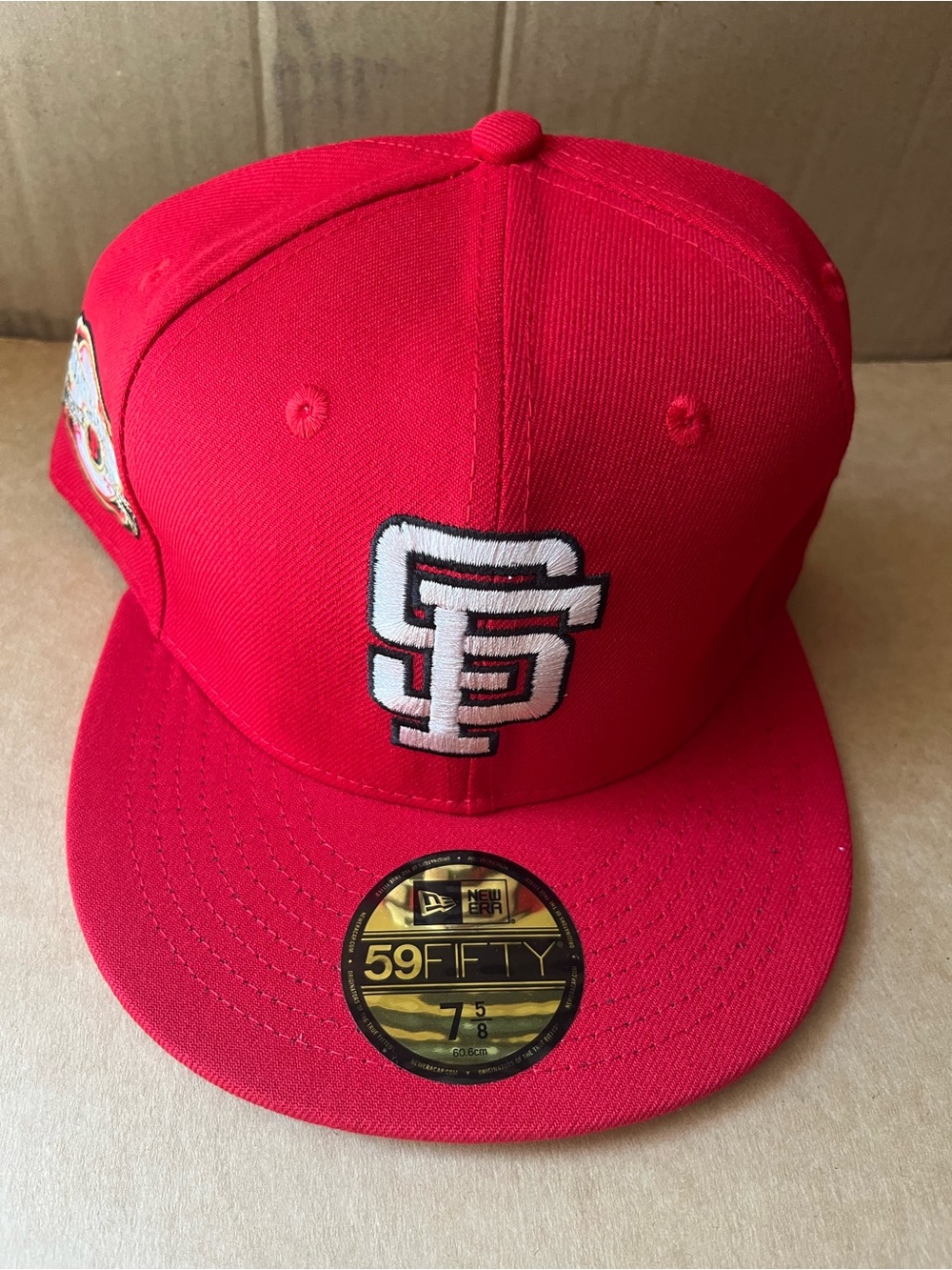 New Era 59FIFTY Red SF Fitted Baseball Cap